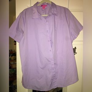 Lavender Button Down